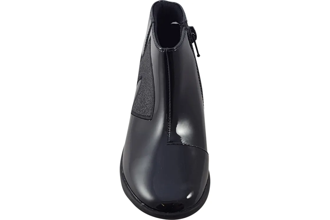 Clarks Zip | Girls Boots<Etch Trail K. Girls Leather Patent Boots