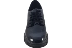Clarks Junior Girls | Senior Girls<Evyn Lace Y. Girls Black Leather Patent School Shoes