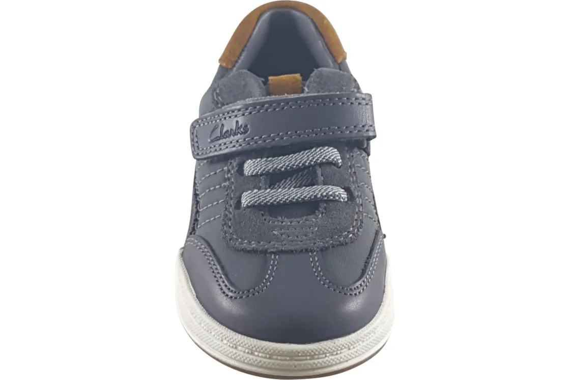 BOY Clarks Velcro | Boys First Shoes<Fawn Family T Boys Leather First Shoes