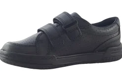 BOY Clarks Junior Boys | Velcro<Fawn Strap K Black Boys Leather School Shoes
