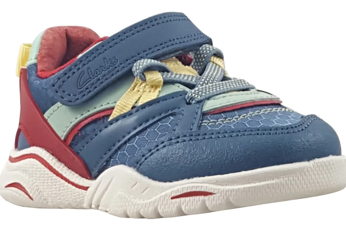 BOY Clarks Velcro | Boys Trainers<FeatherPace T Boys Trainers Grey