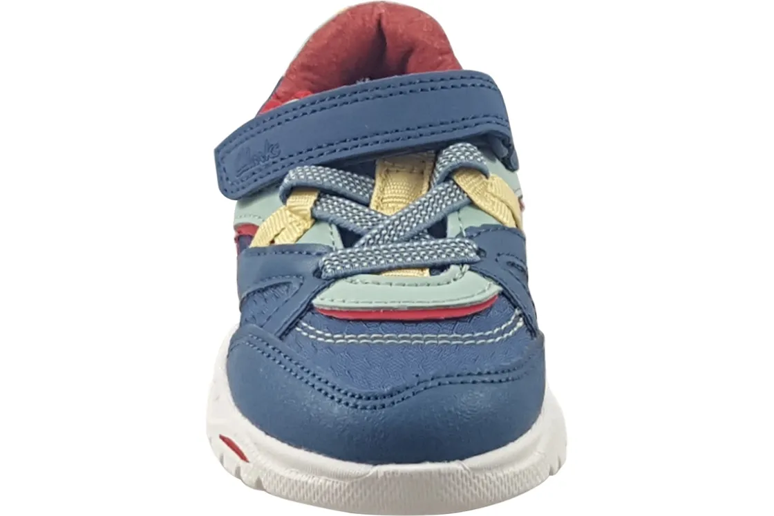 BOY Clarks Velcro | Boys Trainers<FeatherPace T Boys Trainers Grey