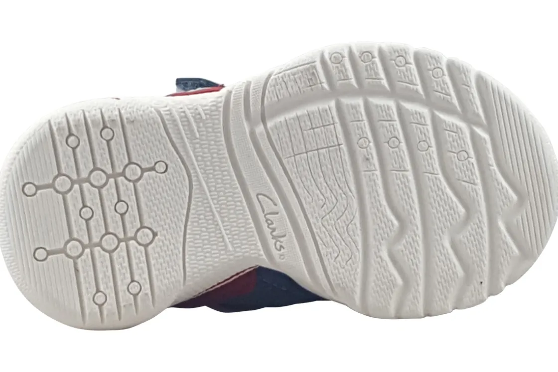 BOY Clarks Velcro | Boys Trainers<FeatherPace T Boys Trainers Grey