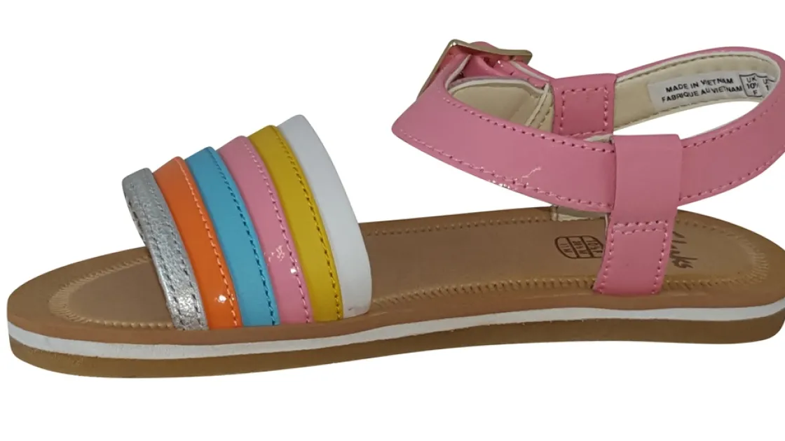 Clarks Buckle | Girls Sandals<Finch Stride K Girls Leather Sandals