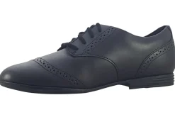 Clarks Junior Girls | Laced<FinjaBrogue O. Black Girls Leather School Shoes
