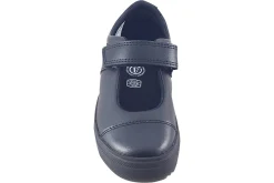 Clarks Velcro | Junior Girls<Flare Shine T Black Girls Leather Shoes