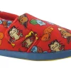 BOY Clarks Velcro | Boys Slippers<Fluffy Print T (F Fit) Boys Slippers