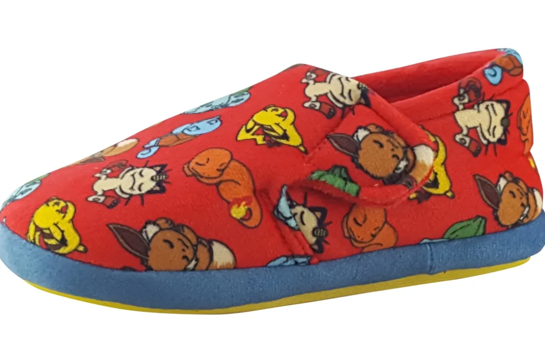 BOY Clarks Velcro | Boys Slippers<Fluffy Print T (F Fit) Boys Slippers