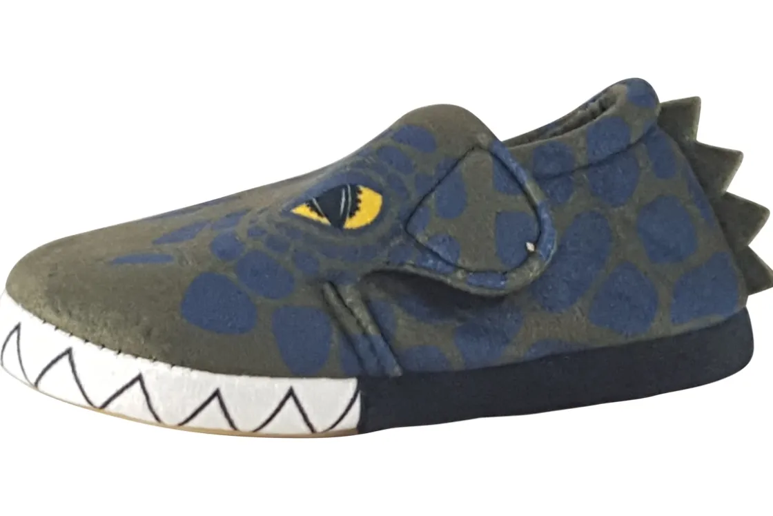 BOY Clarks Velcro | Warm Lined<Fluffy Snug T Boys Fluffy Slippers