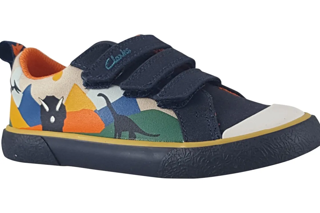BOY Clarks Velcro | Washable<Foxing Play K Boys Shoes