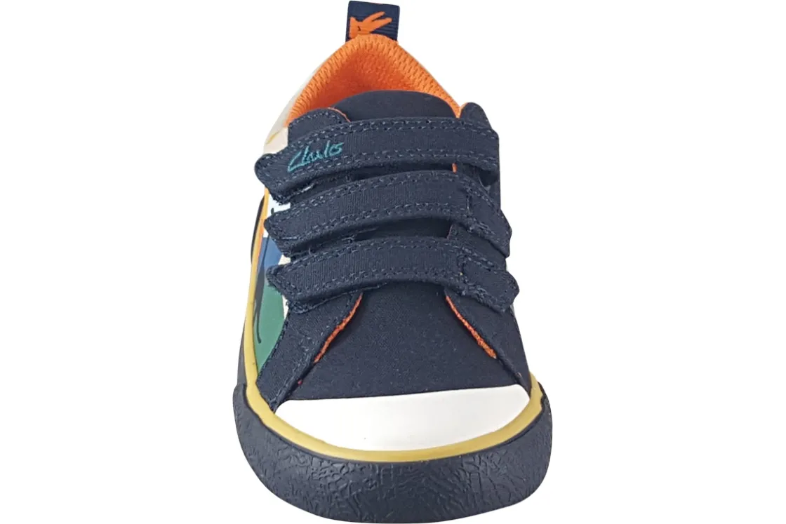 BOY Clarks Velcro | Washable<Foxing Play K Boys Shoes