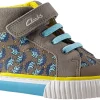 BOY Clarks Velcro | Boys Boots<Foxing Roar Hi T Boys Canvas Shoes