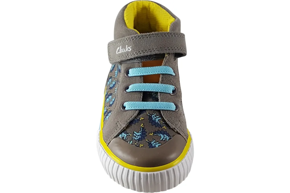 BOY Clarks Velcro | Boys Boots<Foxing Roar Hi T Boys Canvas Shoes