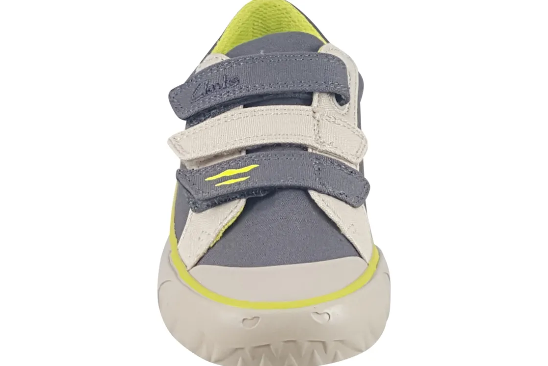 BOY Clarks Velcro | Boys Shoes<Foxing Stomp K