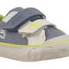 BOY Clarks Velcro | Boys Shoes<Foxing Stomp T Boys Shoes Grey