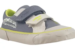 BOY Clarks Velcro | Boys Shoes<Foxing Stomp T Boys Shoes Grey
