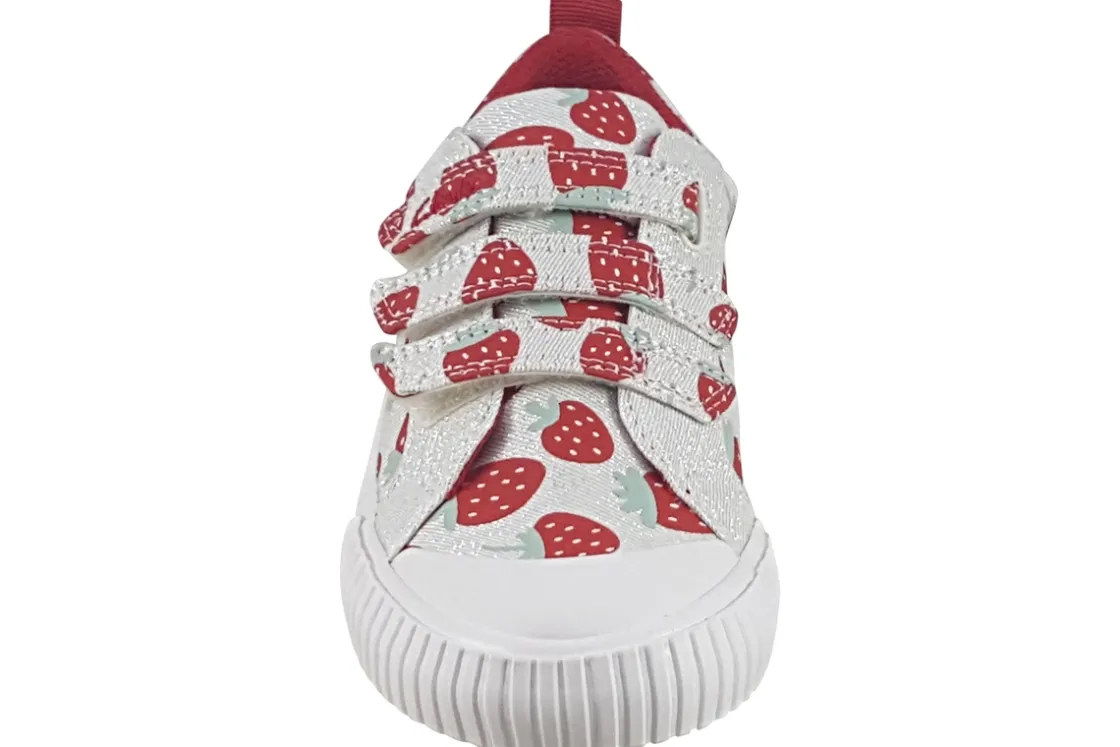 Clarks Velcro | Girls Shoes<FoxingFraiseK. Girls Shoes Cotton