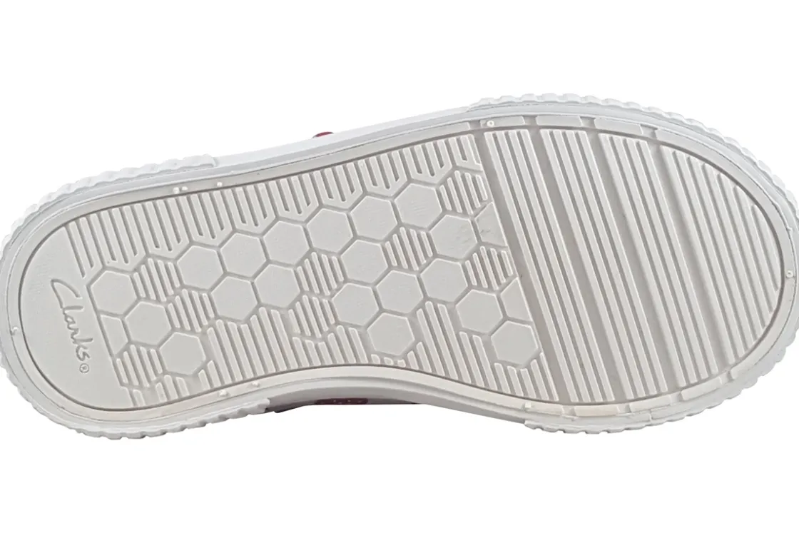 Clarks Velcro | Girls Shoes<FoxingFraiseK. Girls Shoes Cotton