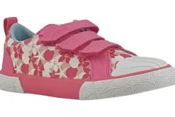 Clarks Velcro | Girls Shoes<FoxingShell K. Girls Fashion Trainers Pink