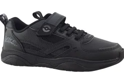 BOY Clarks Junior Boys | Velcro<Grip Trade O Black Boys Leather School Shoes