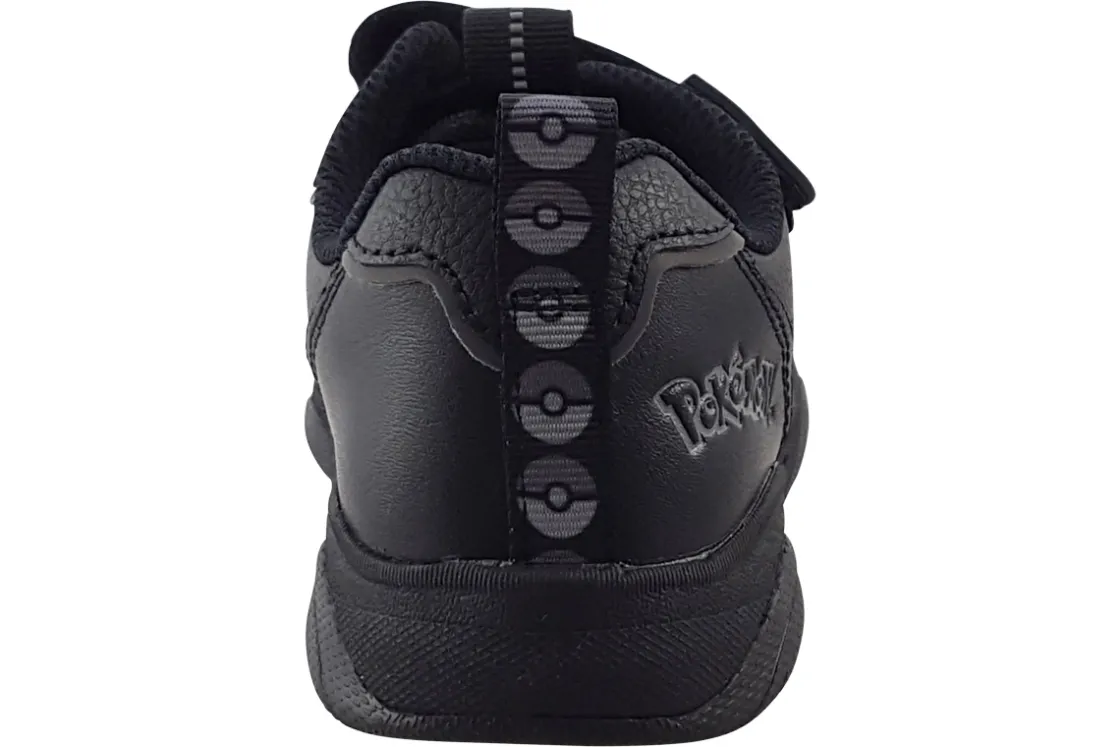 BOY Clarks Junior Boys | Velcro<Grip Trade O Black Boys Leather School Shoes