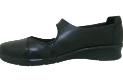 Women Clarks Womens Shoes<Hope Henley Black Womens Leather Mary Jane Shoes