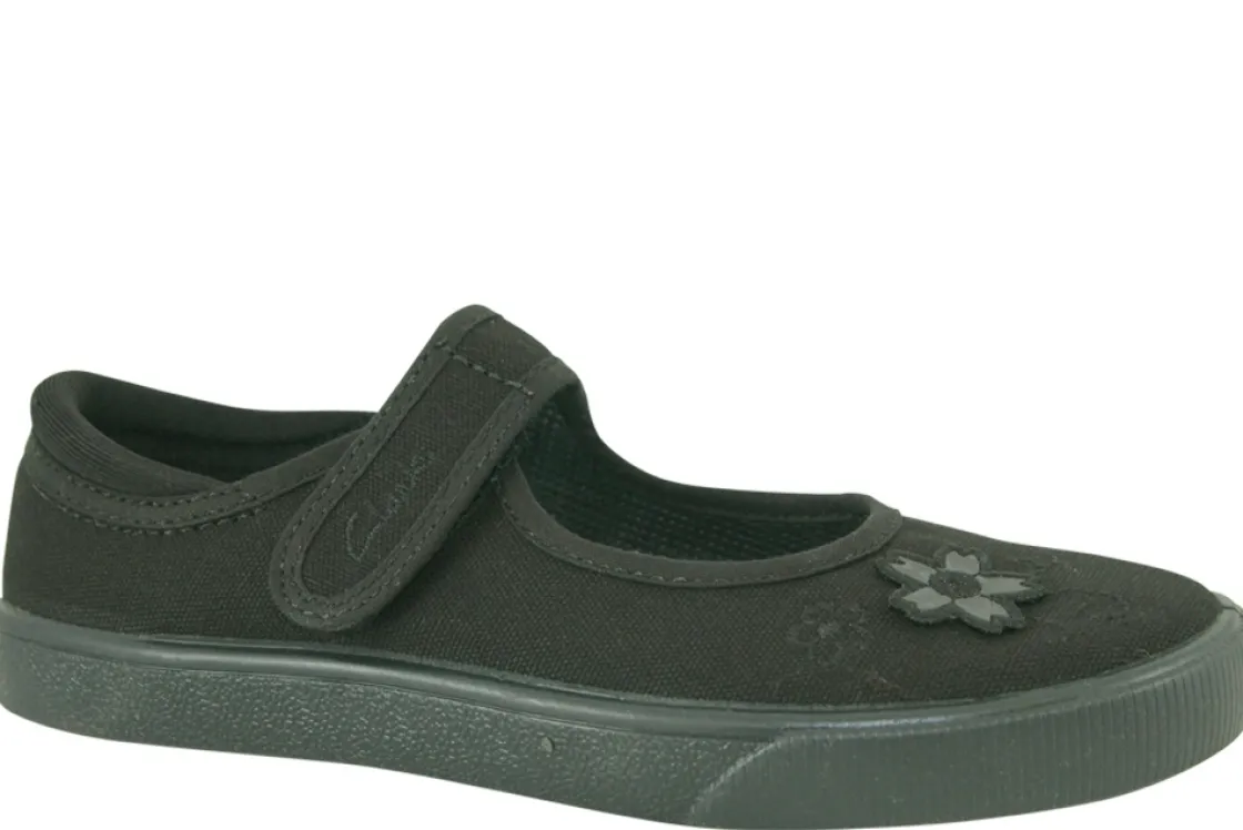 Clarks Velcro | Junior Girls<Hopper Go Girls School Shoes