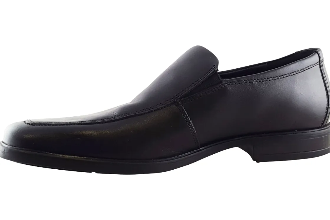 BOY Clarks Senior Boys | Mens Shoes<Howard Edge Black Mens Leather Shoes