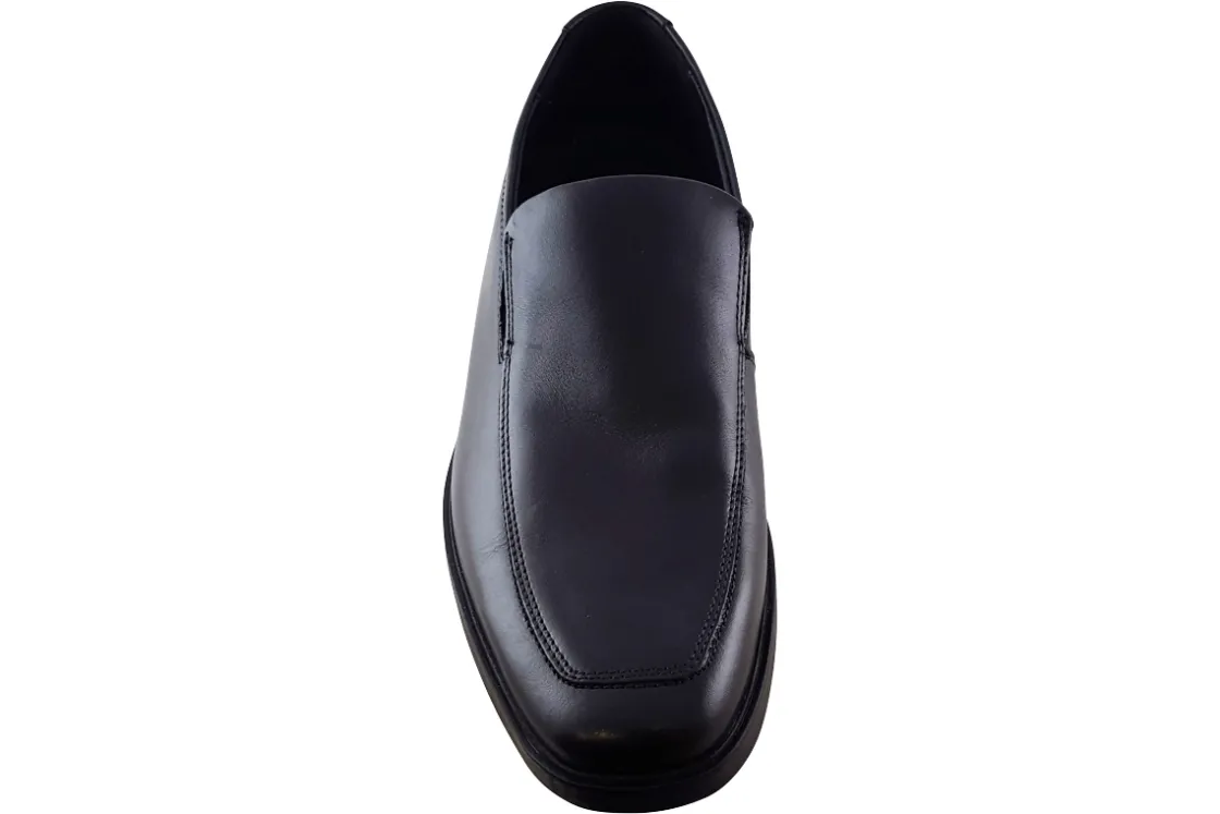 BOY Clarks Senior Boys | Mens Shoes<Howard Edge Black Mens Leather Shoes