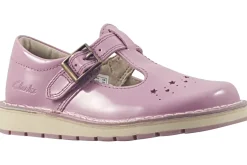 Clarks Velcro | Girls Shoes<Joyful Skip K. Girls Leather Patent Shoes