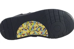BOY Clarks Junior Boys | Velcro<Laser Track K Black Boys Leather School Shoes