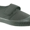 BOY Clarks Velcro | Junior Boys<Long Jump Boys School Shoes