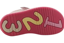 Clarks Velcro | Girls Shoes<NoodleBrightT. Dusty Pink Girls Leather Shoes