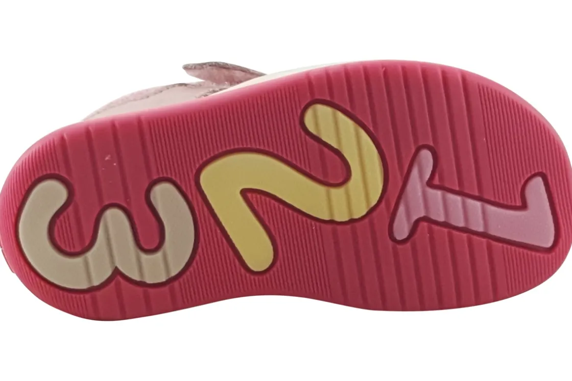 Clarks Velcro | Girls Shoes<NoodleBrightT. Dusty Pink Girls Leather Shoes