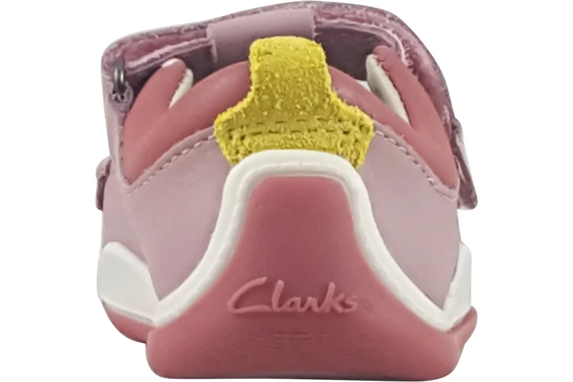 Clarks Velcro | Girls First Shoes<NoodleShine T. Girls Leather Shoes Dusty Pink