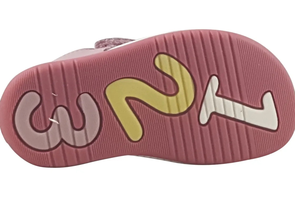 Clarks Velcro | Girls First Shoes<NoodleShine T. Girls Leather Shoes Dusty Pink