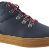 BOY Clarks Zip | Boys Boots<Nova Hike K Navy (G Fit) Boys Leather Boots