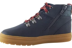 BOY Clarks Zip | Boys Boots<Nova Hike K Navy (G Fit) Boys Leather Boots