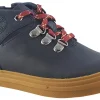BOY Clarks Zip | Boys Boots<Nova Hike T Navy Boys Leather Boots