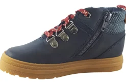 BOY Clarks Zip | Boys Boots<Nova Hike T Navy Boys Leather Boots