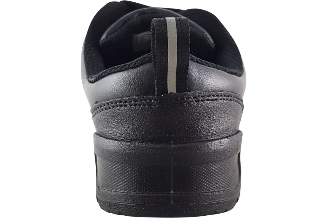 BOY Clarks Junior Boys | Velcro<PalmerSteggy K Black Boys Leather School Shoes