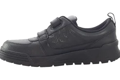 BOY Clarks Junior Boys | Velcro<PalmerSteggy O Black Boys Leather School Shoes
