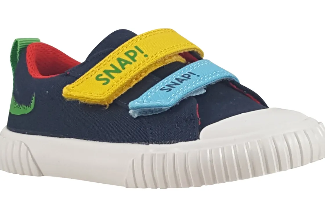 Clarks Velcro | Girls Shoes<RDFoxingAceT. girls Fashion Trainers Navy