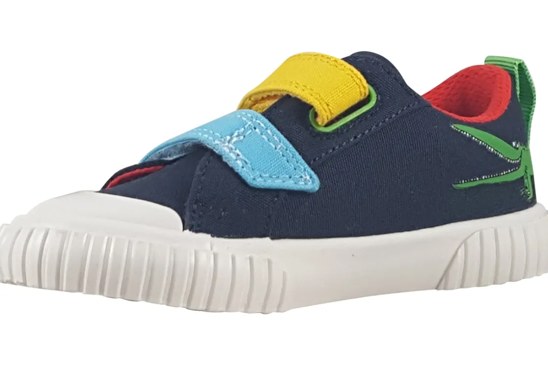 Clarks Velcro | Girls Shoes<RDFoxingAceT. girls Fashion Trainers Navy