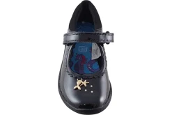 Clarks Junior Girls | Girls Shoes<Relda Sea K. Black Girls Leather School Shoes