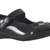 Clarks Junior Girls | Velcro<Relda Spark K. Black Girls School Shoes