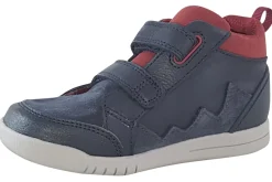 BOY Clarks Velcro | Boys Boots<Rex Park T Navy Boys Leather Boots