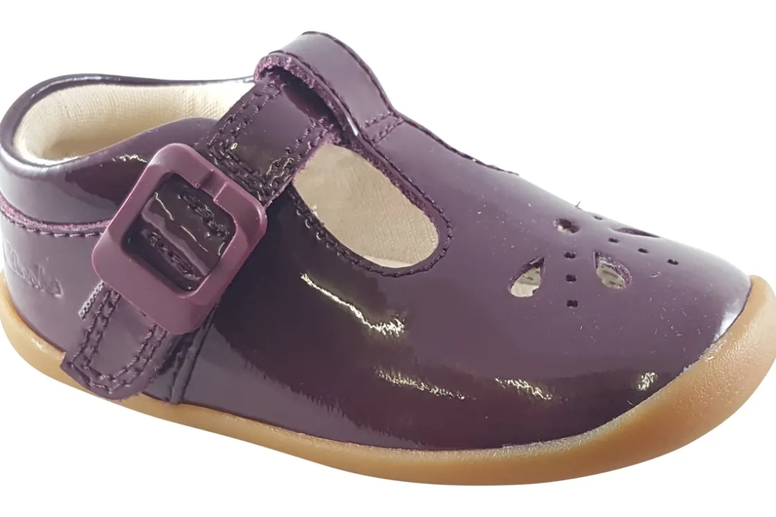 Clarks Velcro | Girls First Shoes<Roamer Star T. Girls Leather First Shoes
