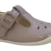 Clarks Velcro | Girls First Shoes<Roamer Star T Pink Girls Leather Patent First Shoes