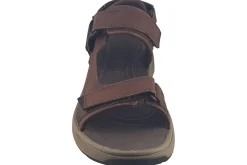 Clarks Mens Sandals<Saltway Edge Mens Leather Sandals Dark Brown